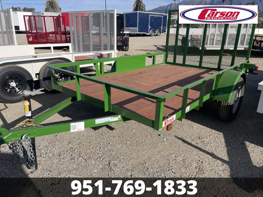 2025 CARSON 6 X 10 S/A UTILITY TRAILER