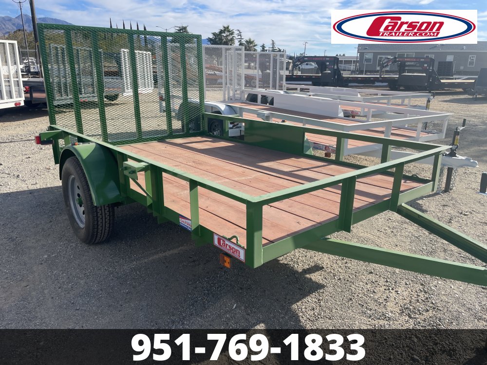 2025 CARSON 6 X 10 S/A UTILITY TRAILER