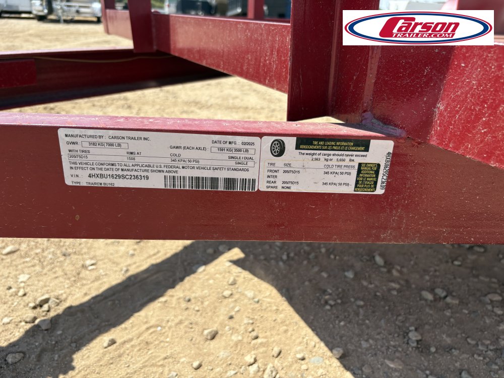 77x16 Carson Trailer Utility