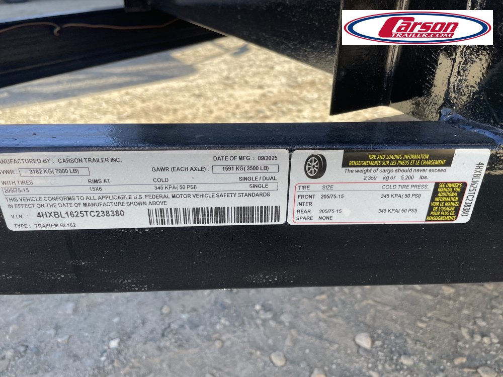 82x16 Carson Trailer Landscape Trailer