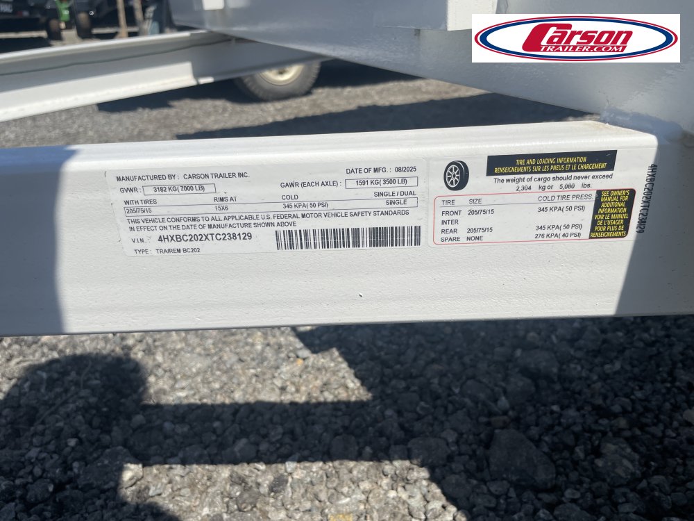 82x20 Carson Trailer Open Car Hauler