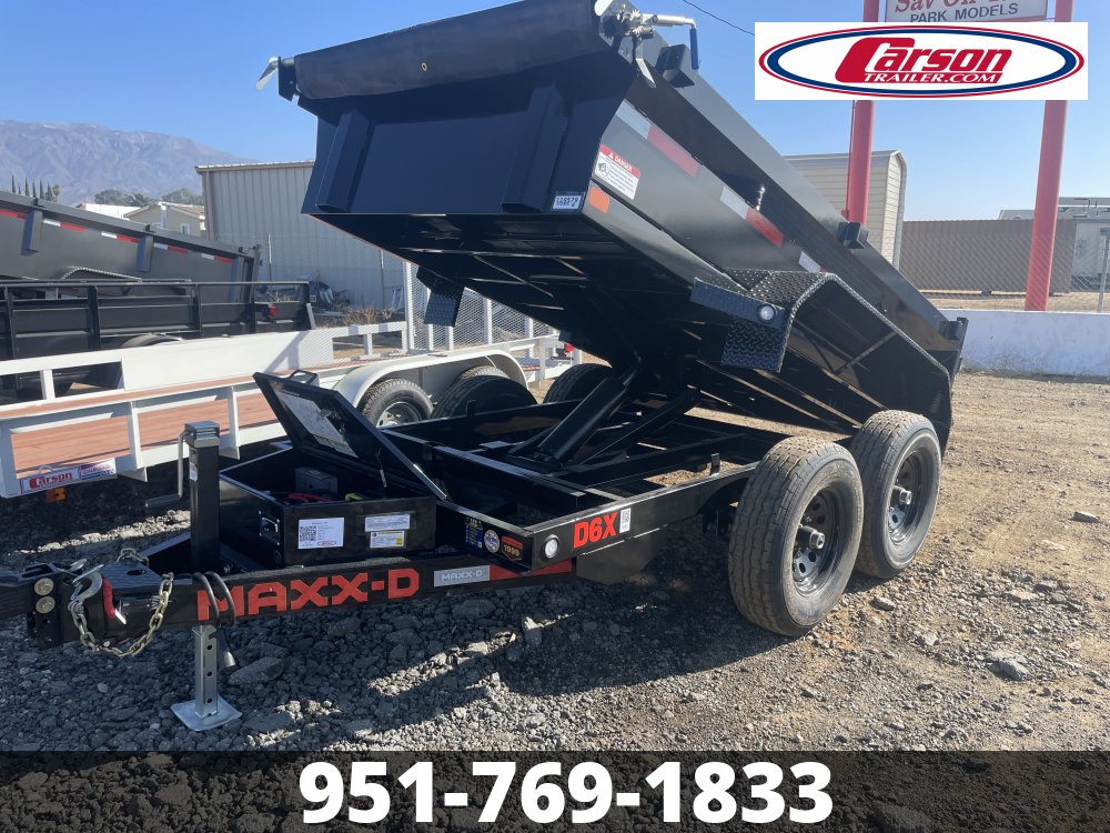 2025 MAXXD D6X 60" X 10' DUMP TRAILER