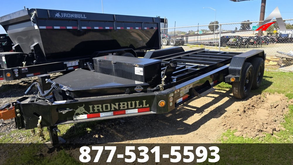 83x16 Iron Bull ROLL OFF TRAILER