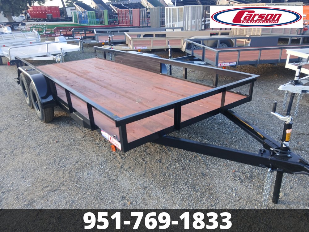 77 X 16 UTILITY W/ RAMPS AND STORAGE