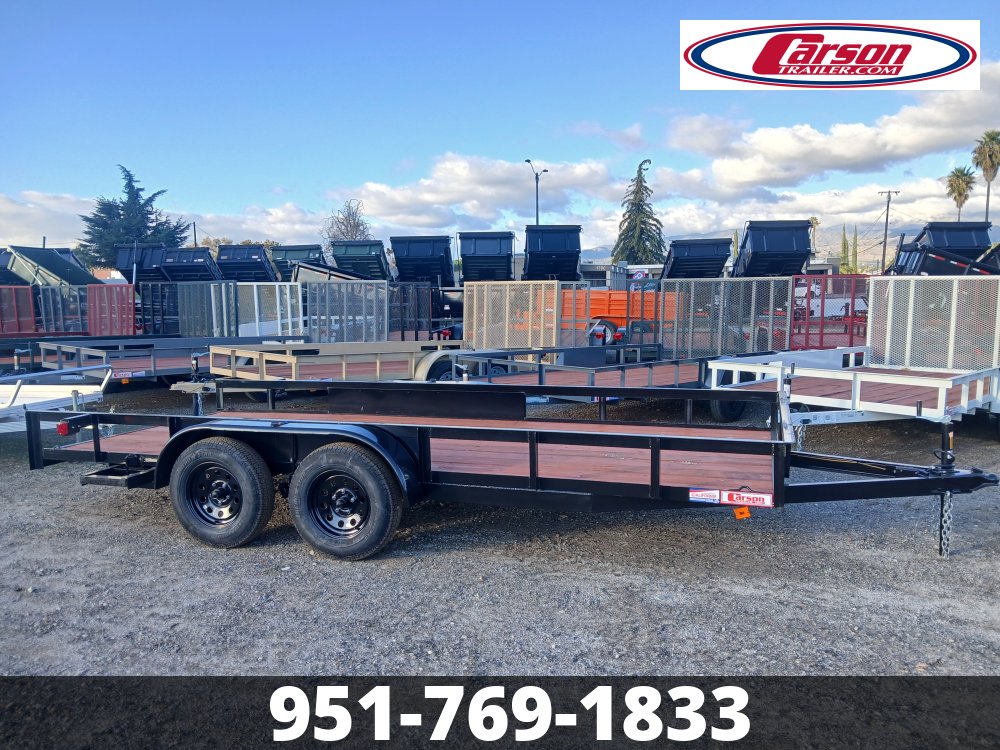 77 X 16 UTILITY W/ RAMPS AND STORAGE