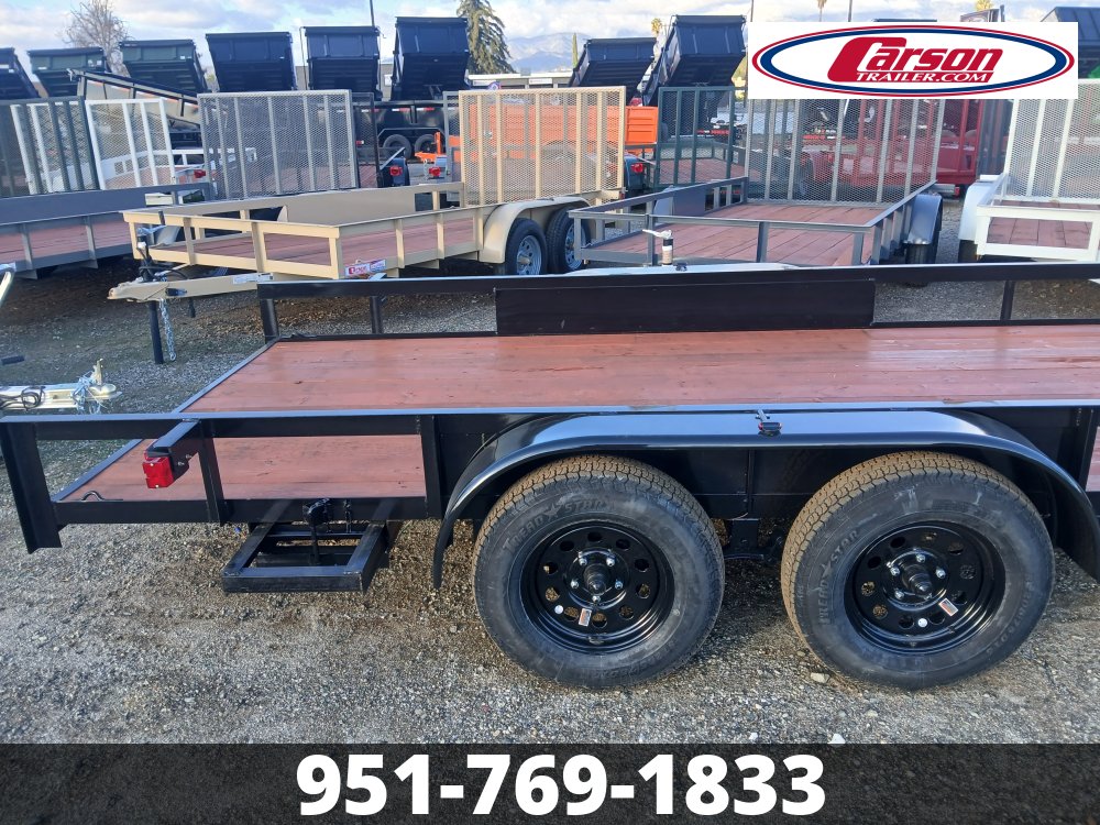 77 X 16 UTILITY W/ RAMPS AND STORAGE