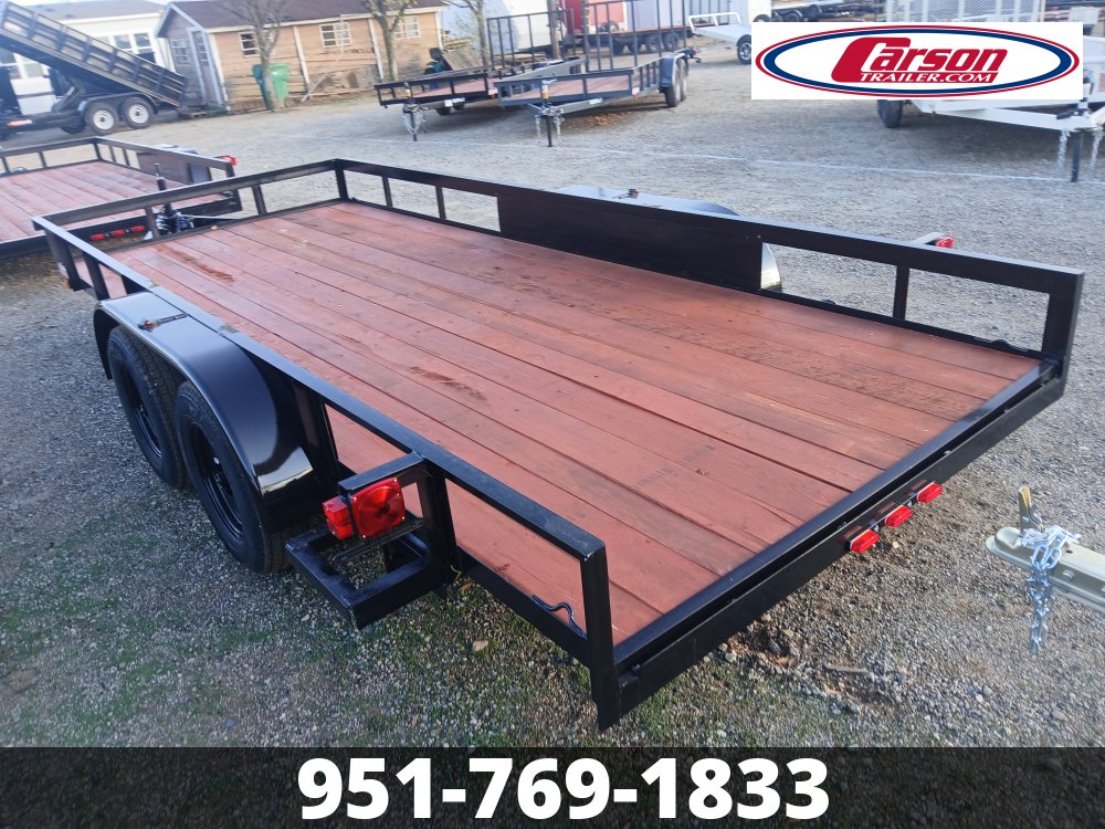 77 X 16 UTILITY W/ RAMPS AND STORAGE