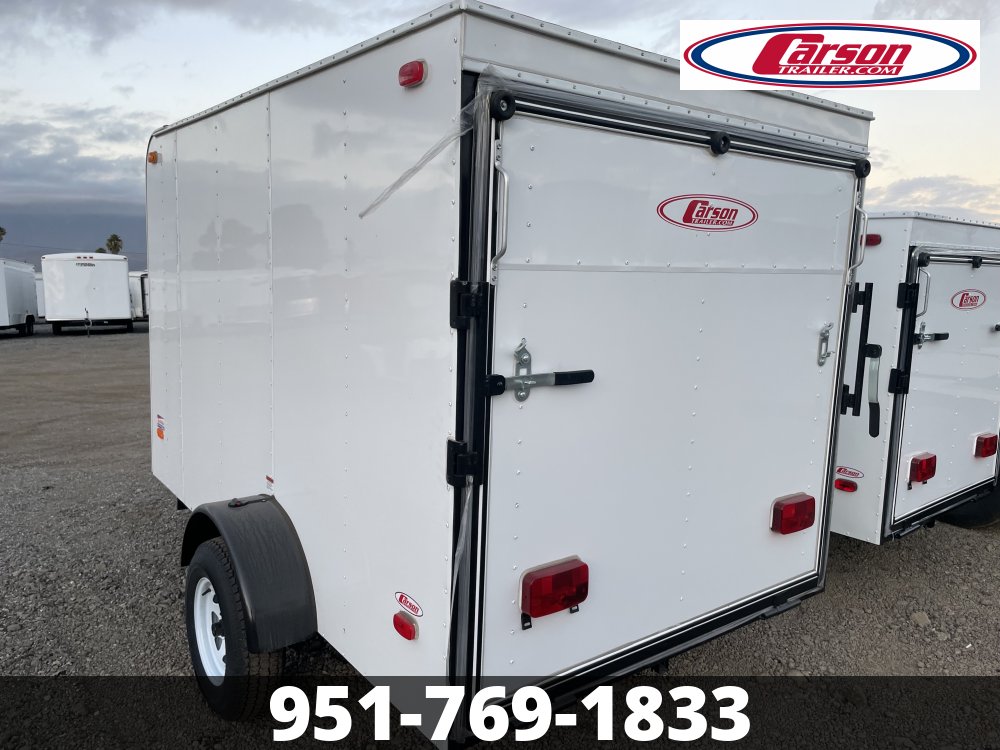 2025 CARSON EL 6'X10' S/A ENCLOSED W/ REAR RAMP