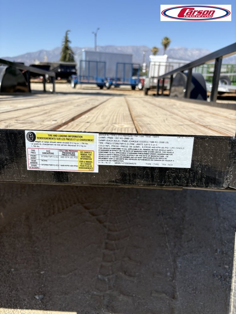 72x14 EAST TEXAS TRAILERS Utility