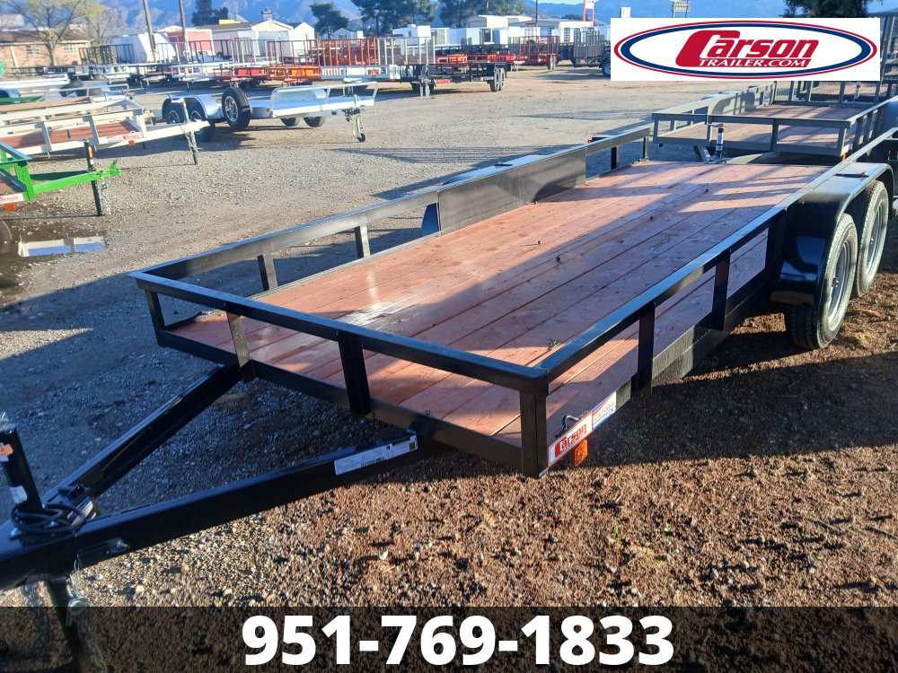 77 X 16 UTILITY W/ RAMPS AND STORAGE