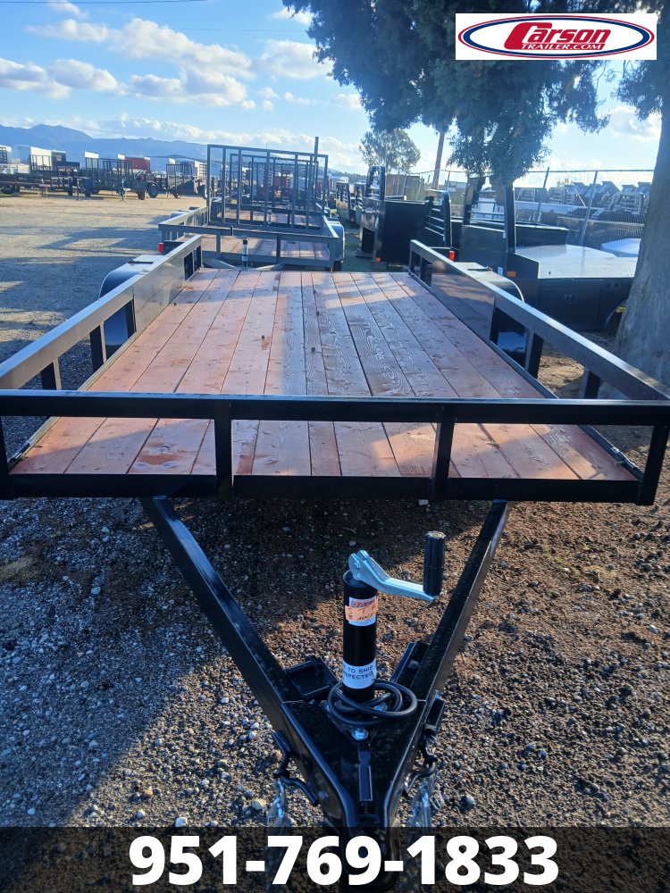 77 X 16 UTILITY W/ RAMPS AND STORAGE