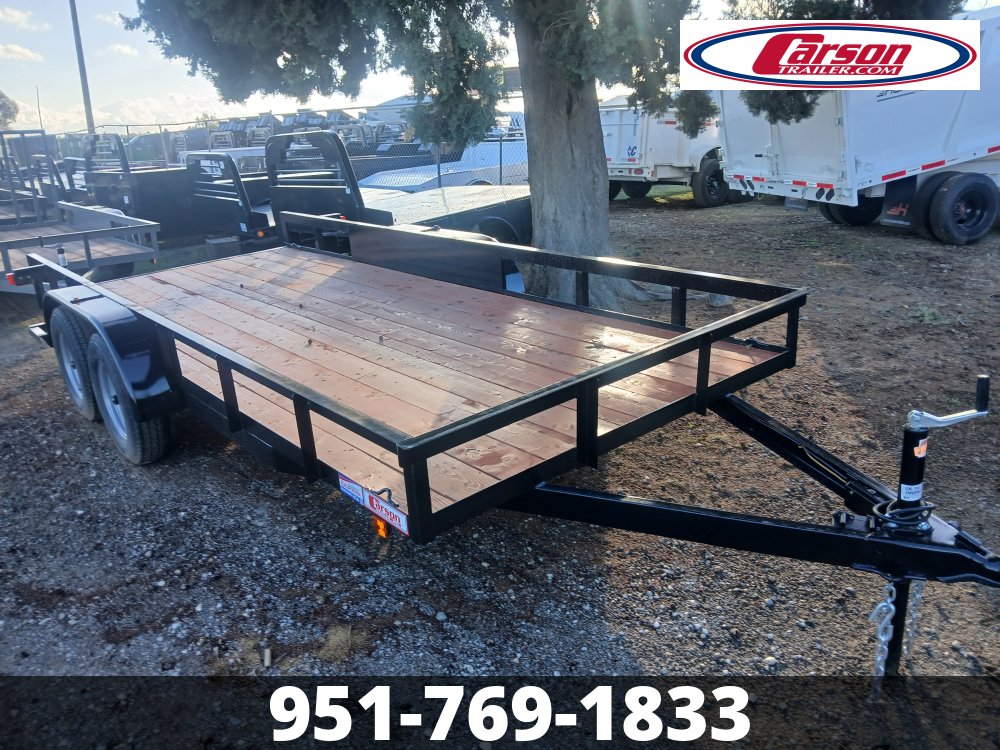 77 X 16 UTILITY W/ RAMPS AND STORAGE