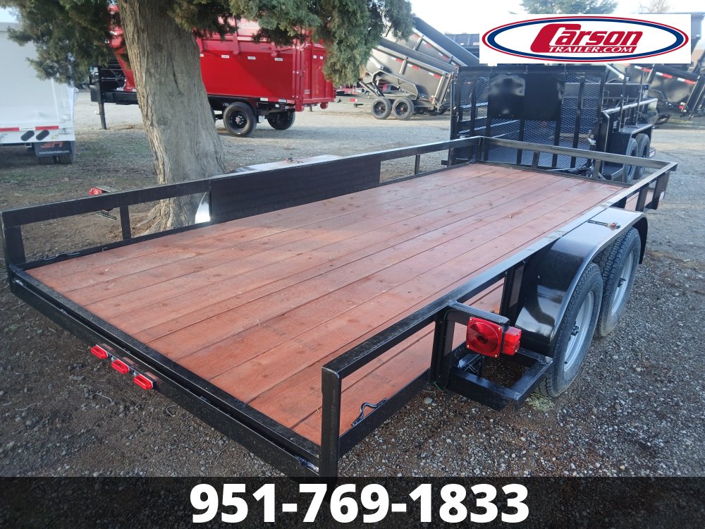 77 X 16 UTILITY W/ RAMPS AND STORAGE