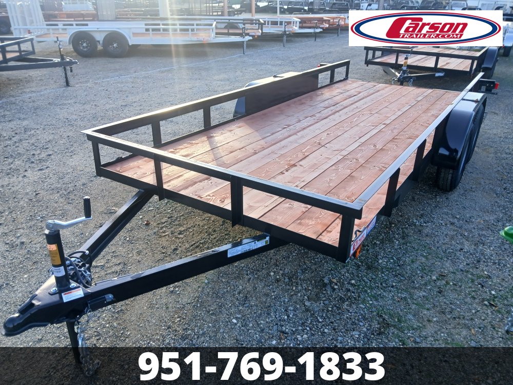 77 X 16 UTILITY W/ RAMPS AND STORAGE