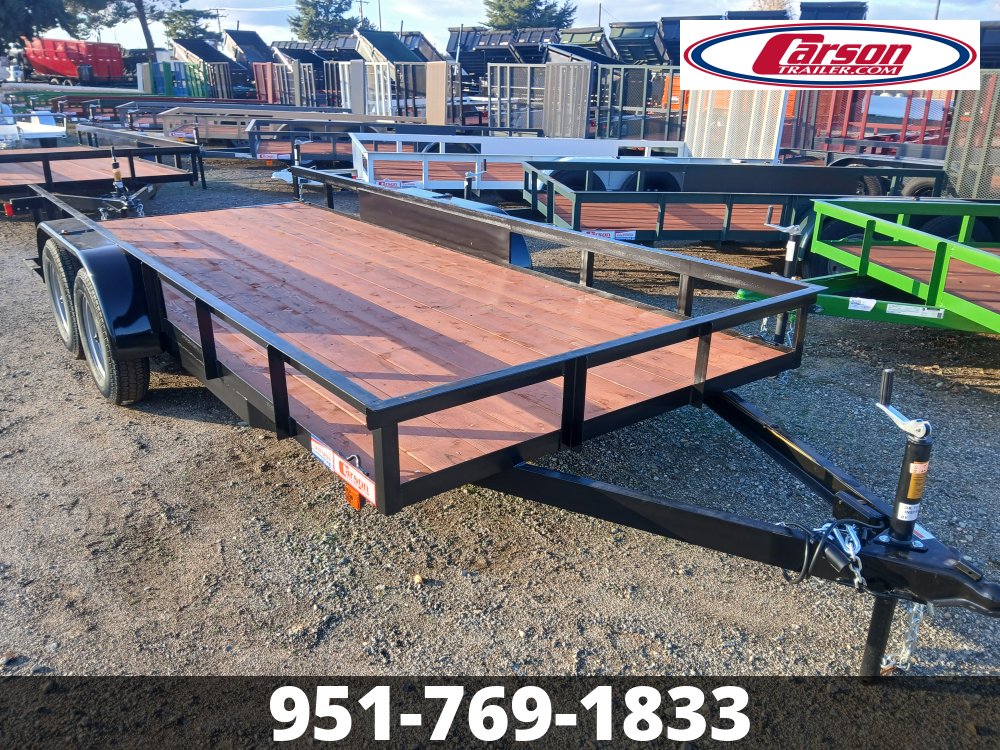 77 X 16 UTILITY W/ RAMPS AND STORAGE