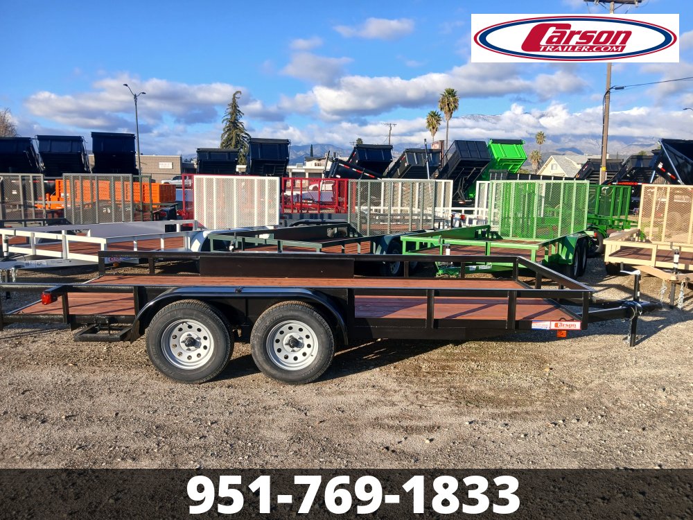 77 X 16 UTILITY W/ RAMPS AND STORAGE