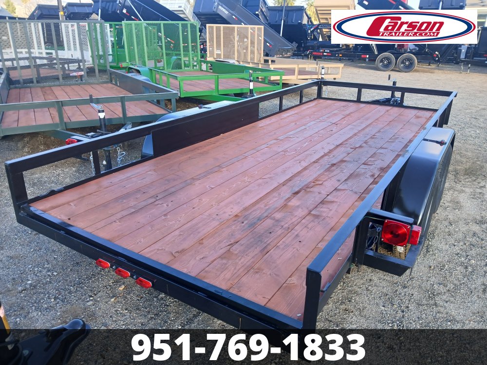 77 X 16 UTILITY W/ RAMPS AND STORAGE