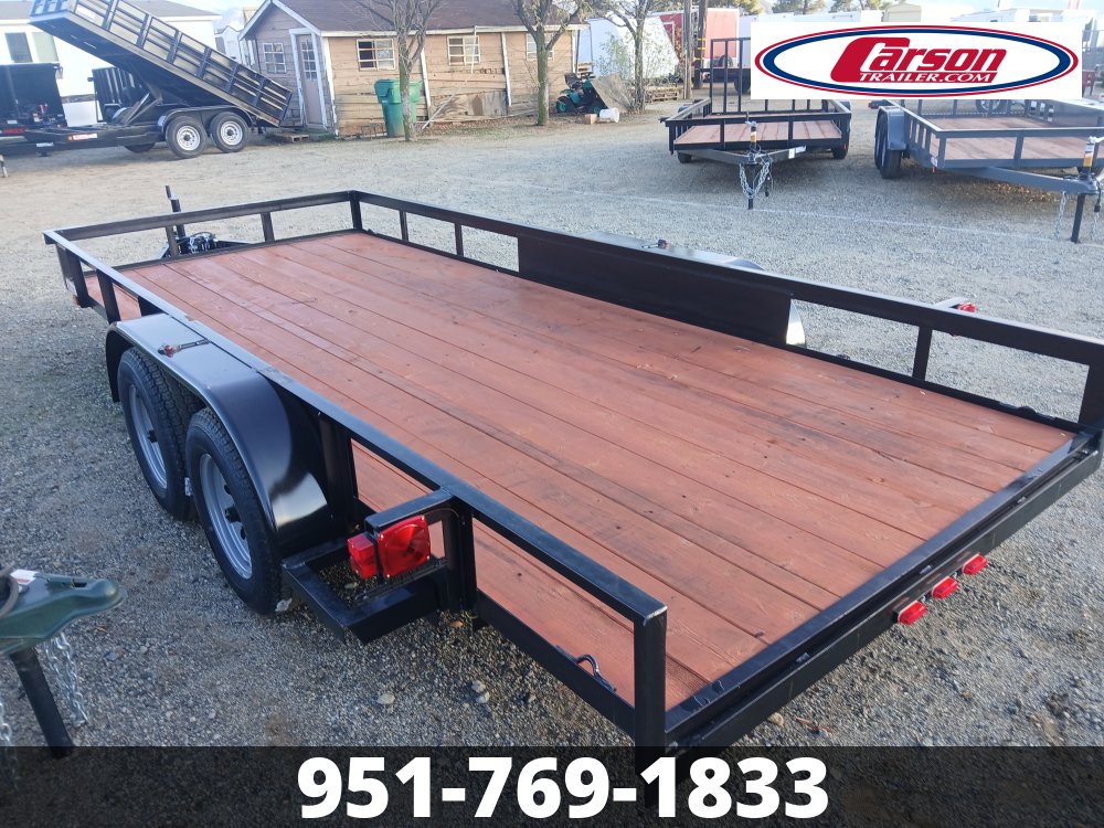 77 X 16 UTILITY W/ RAMPS AND STORAGE