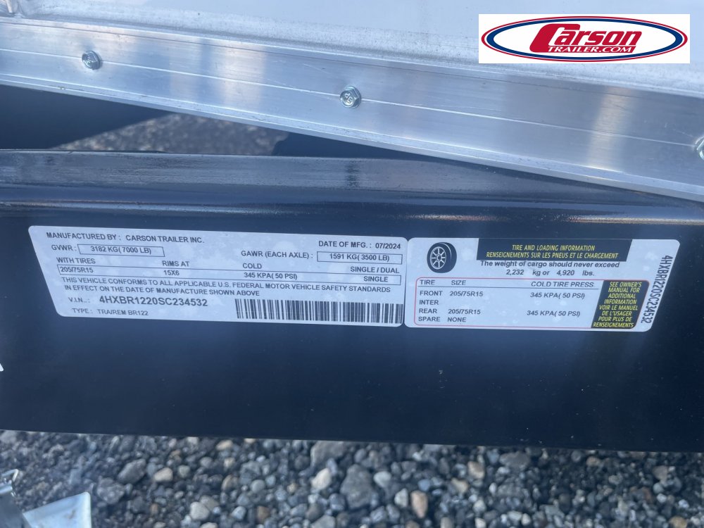2025 CARSON 83" X 12" T/A FULLY LOADED DOG GROOMING TRAILER