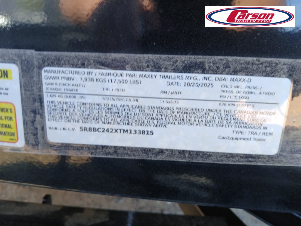 102x24 Maxxd Open Car Hauler