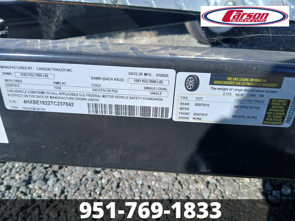 96x18 Carson Enclosed Cargo