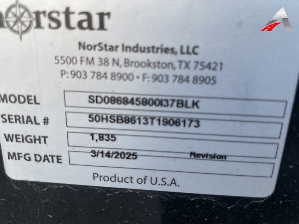 84x86 Norstar Truck beds Truck Bed