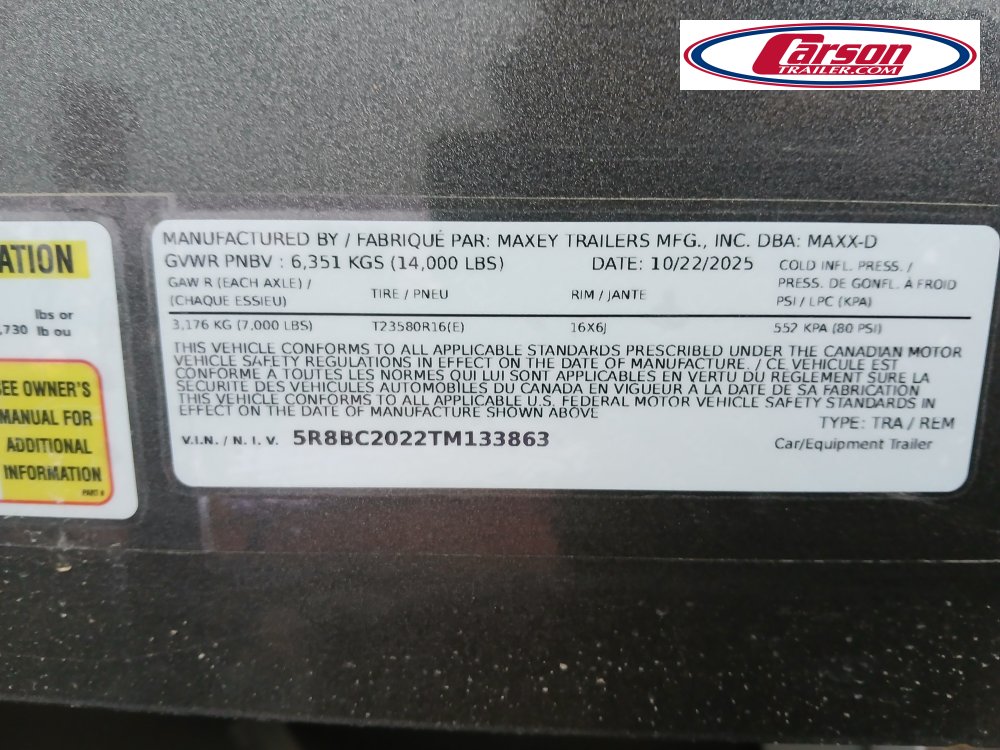 102x20 Maxx-D Open Car Hauler