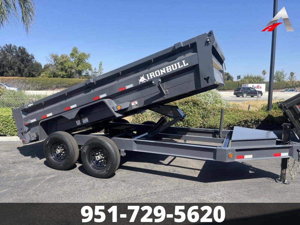 2024 IRONBULL T/A 7' X 14' DWB DUMP TRAILER