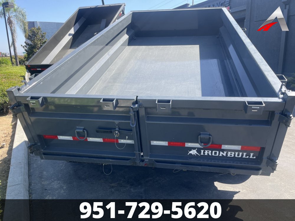 2024 IRONBULL T/A 7' X 14' DWB DUMP TRAILER