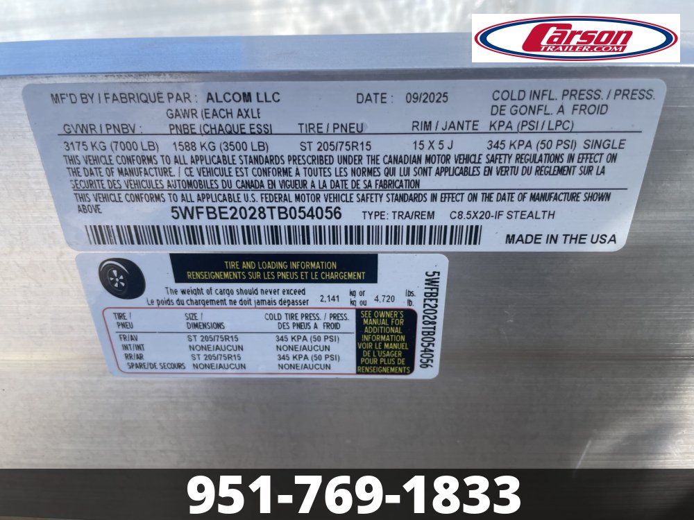 102x20 Stealth Enclosed Cargo