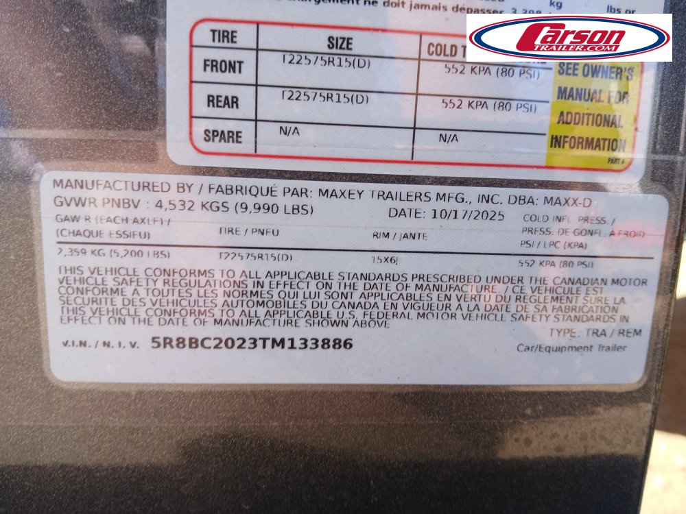 83x20 Maxxd Open Car Hauler