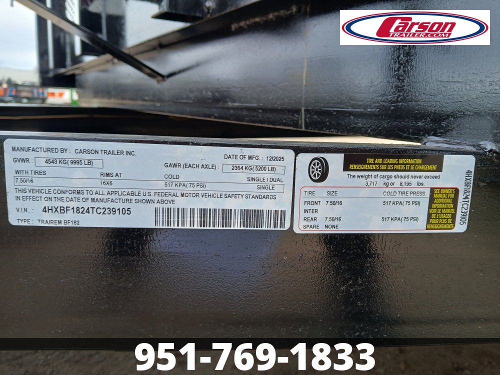 102x18 Carson Deck over Flatbed