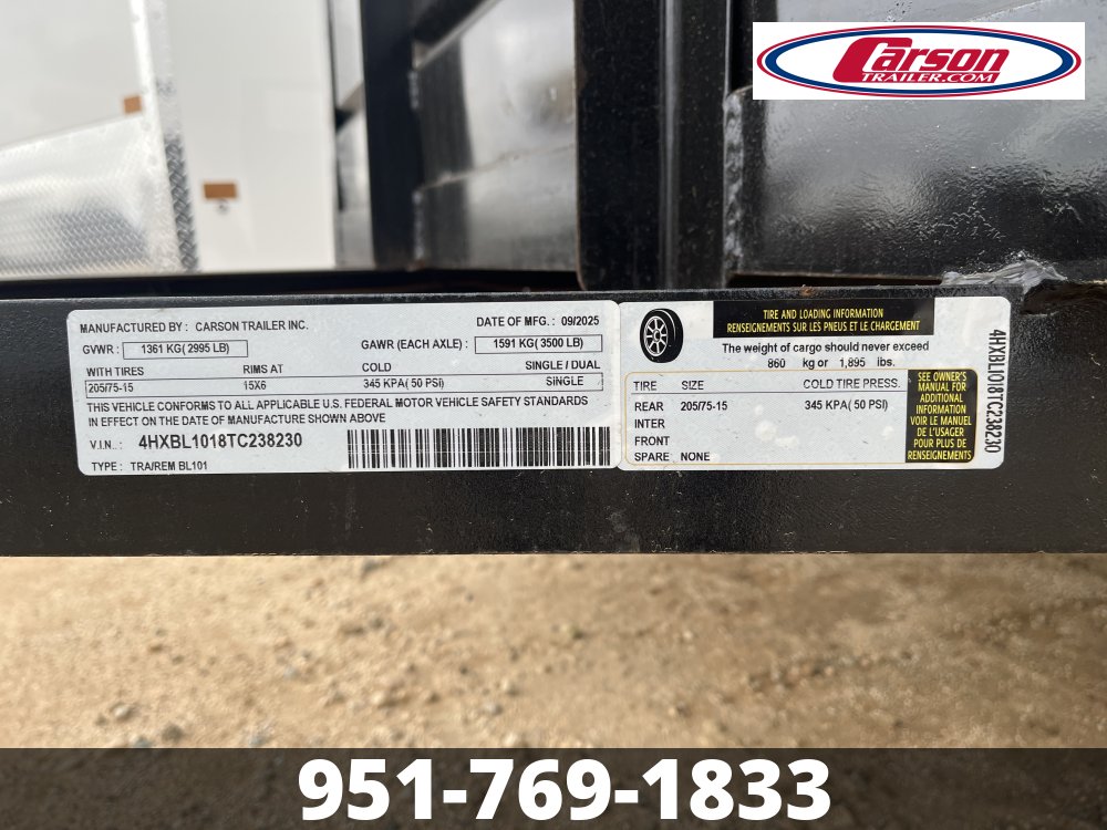 60x10 Carson Landscape Trailer