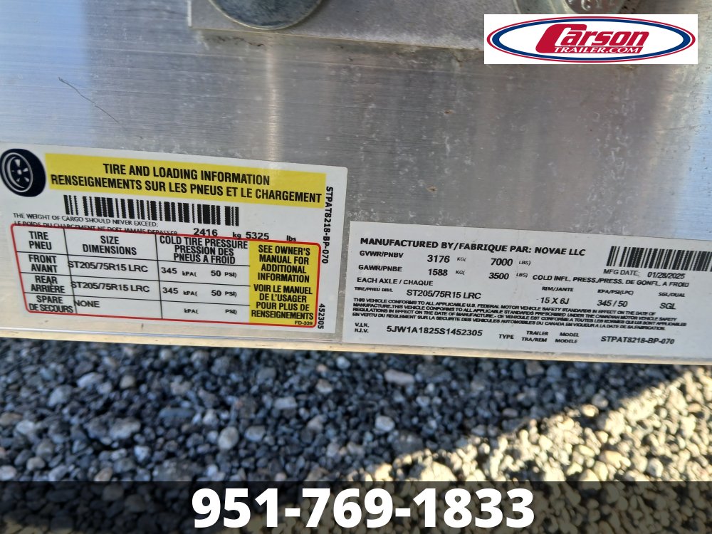 82x18 Sure-Trac Tilt Deck