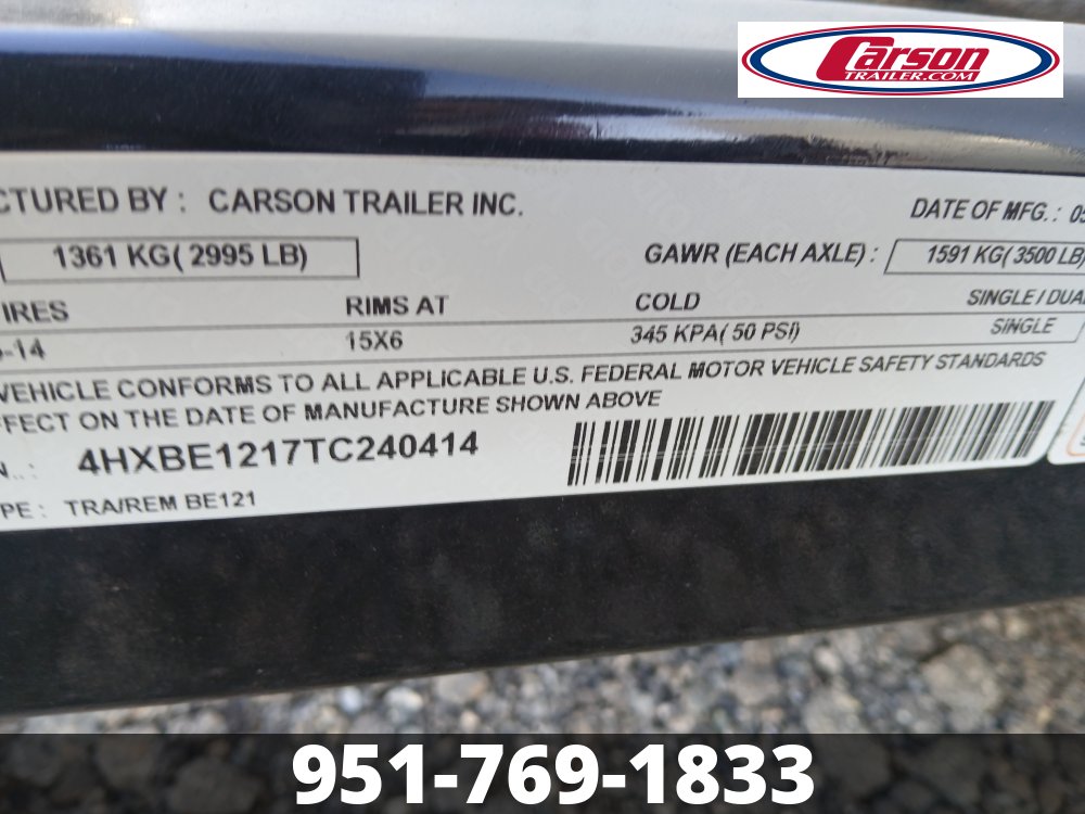 72"x12' Carson Enclosed Cargo