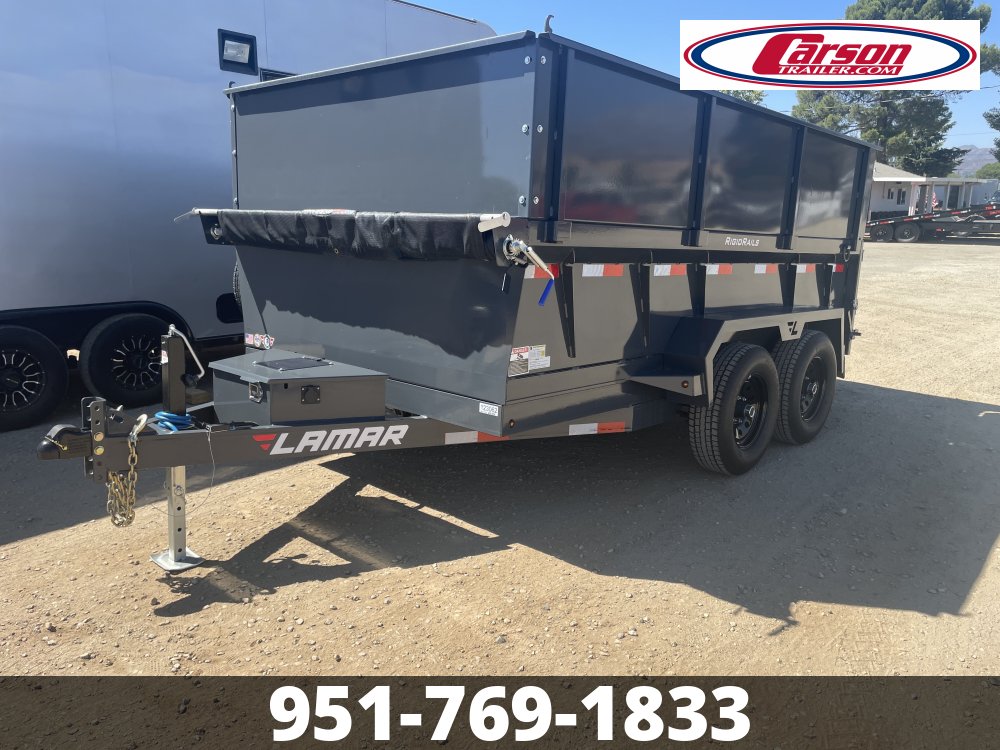 2024 LAMAR 77" X 12' DUMP TRAILER**SOLD AS IS**NO WARRANTY