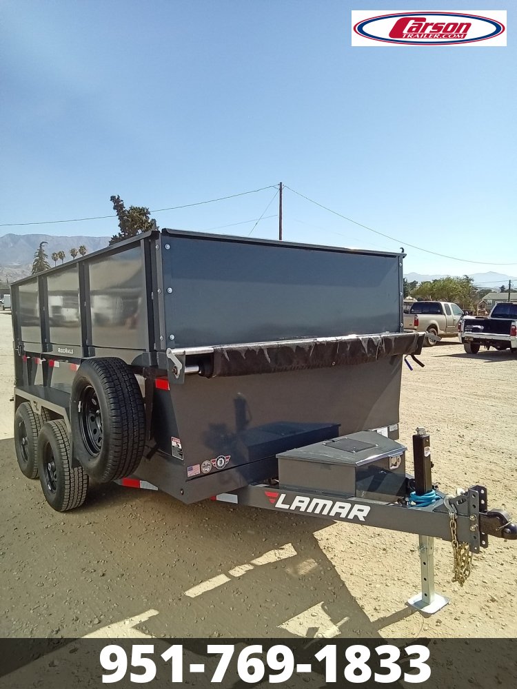 2024 LAMAR 77" X 12' DUMP TRAILER**SOLD AS IS**NO WARRANTY