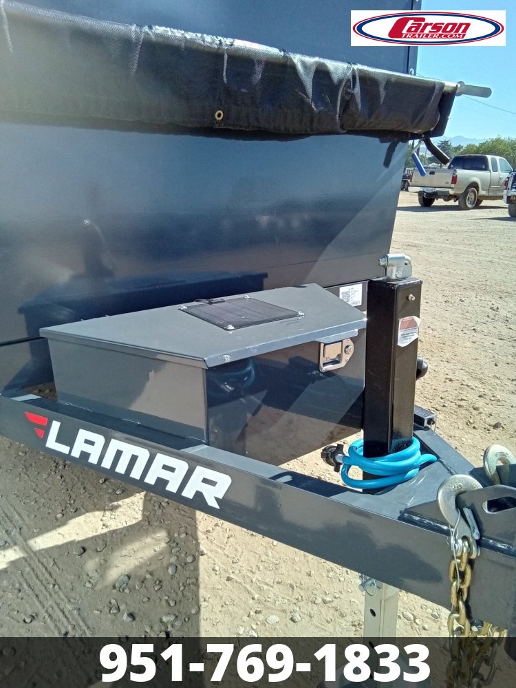 2024 LAMAR 77" X 12' DUMP TRAILER**SOLD AS IS**NO WARRANTY