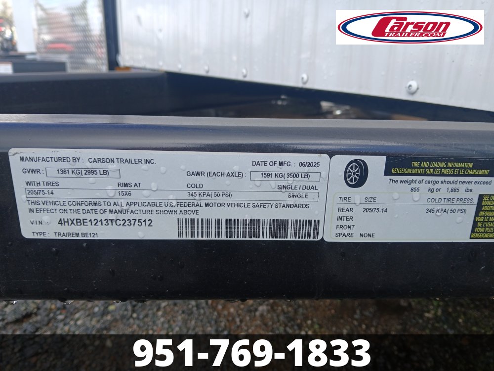 72x12 Carson Enclosed Cargo