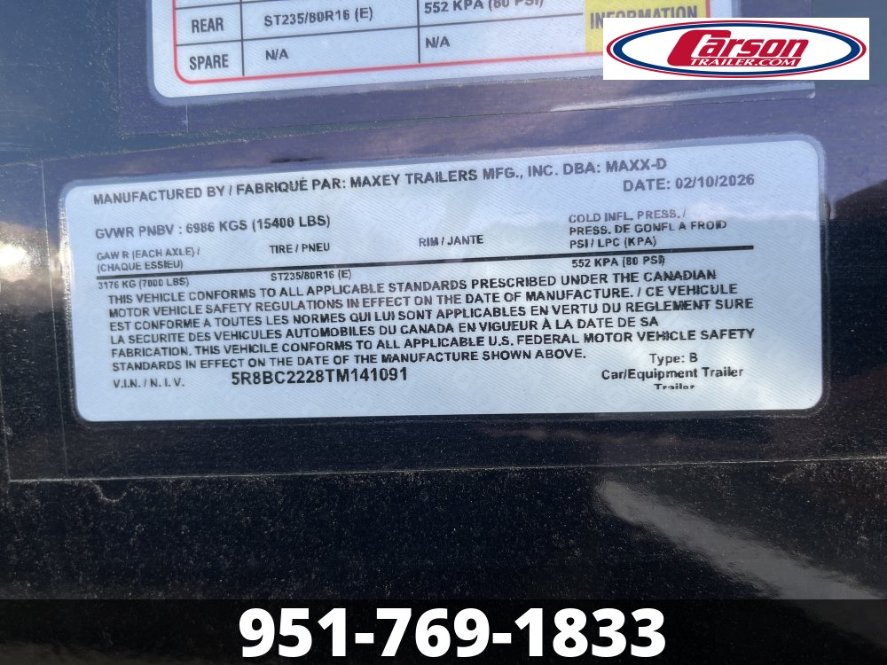 83x22 Maxx-D Open Car Hauler