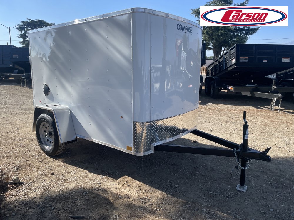5X8 ENCLOSED TRAILER WITH REAR BARN DOORS