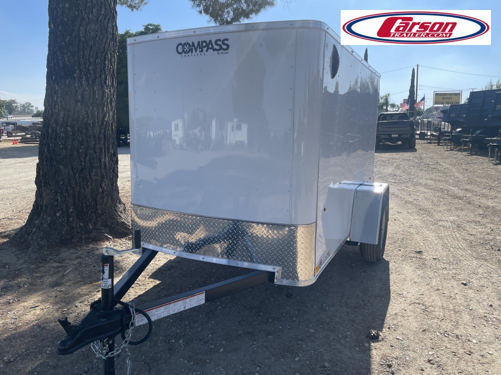 5X8 ENCLOSED TRAILER WITH REAR BARN DOORS