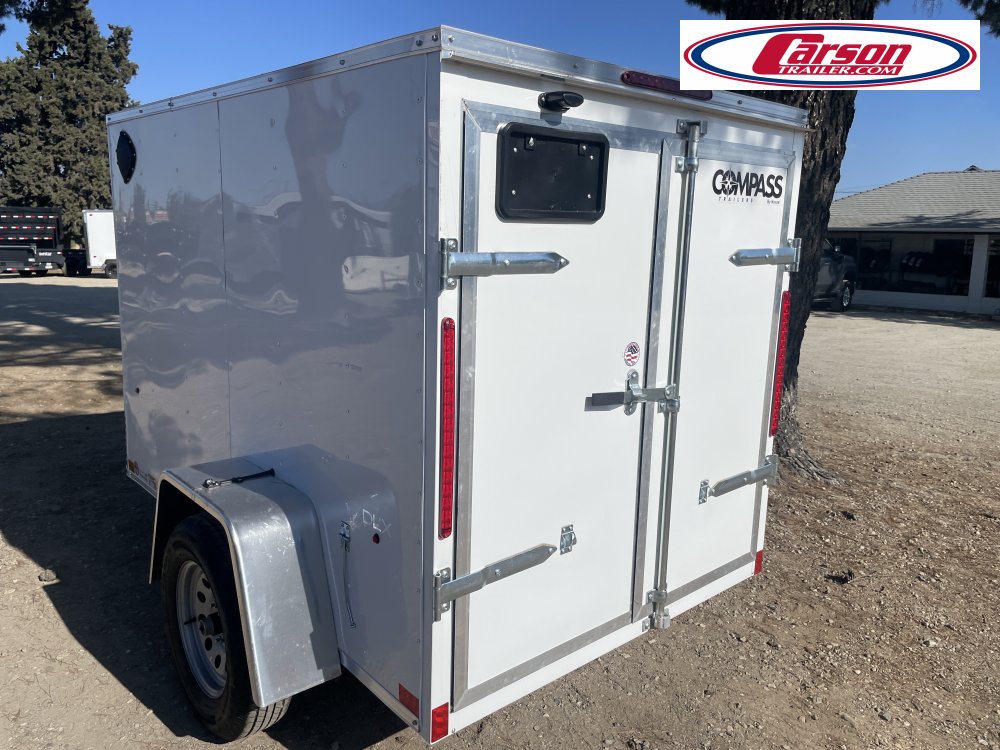 5X8 ENCLOSED TRAILER WITH REAR BARN DOORS
