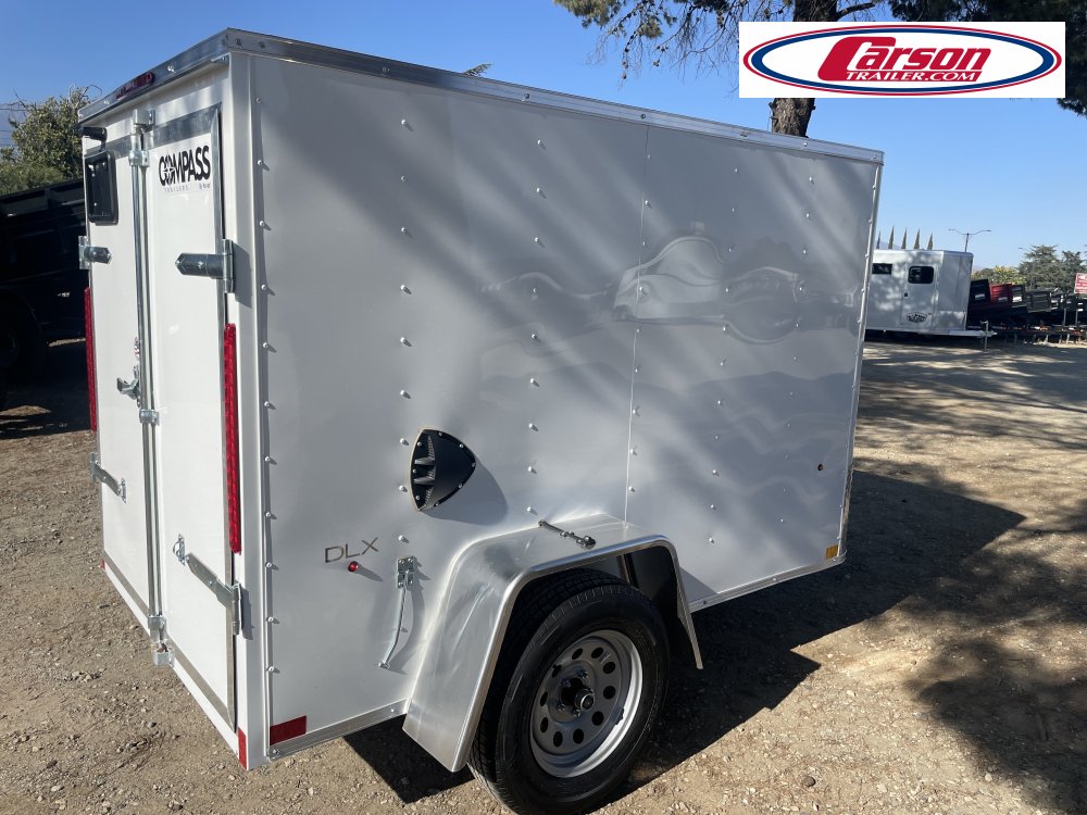 5X8 ENCLOSED TRAILER WITH REAR BARN DOORS