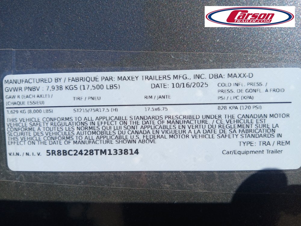 102x24 Maxxd Open Car Hauler