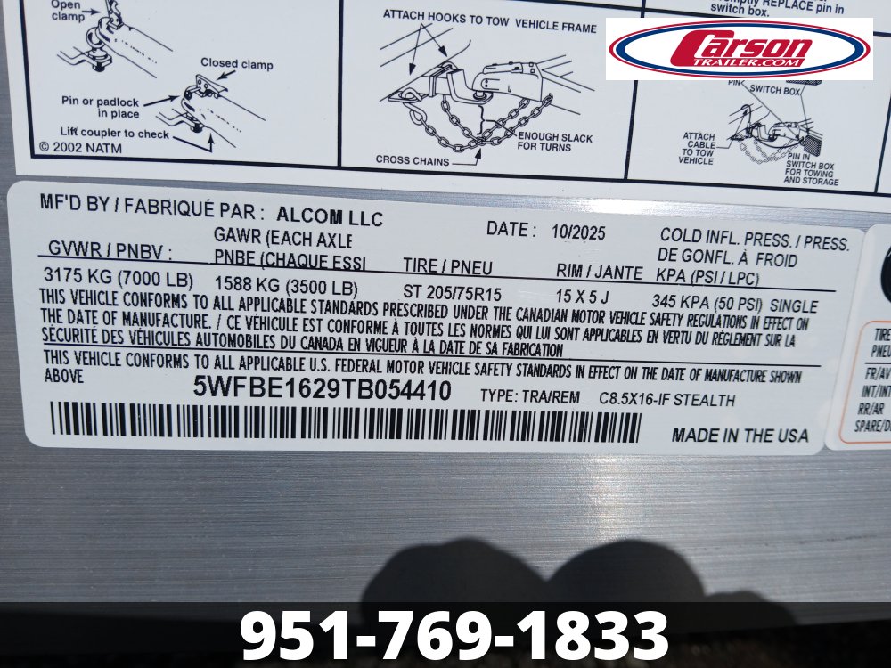 102x16 Stealth Enclosed Cargo