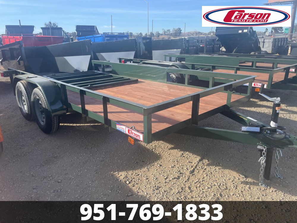 2025 CARSON 6.5' X 16' T/A STANDARD UTILITY TRAILER