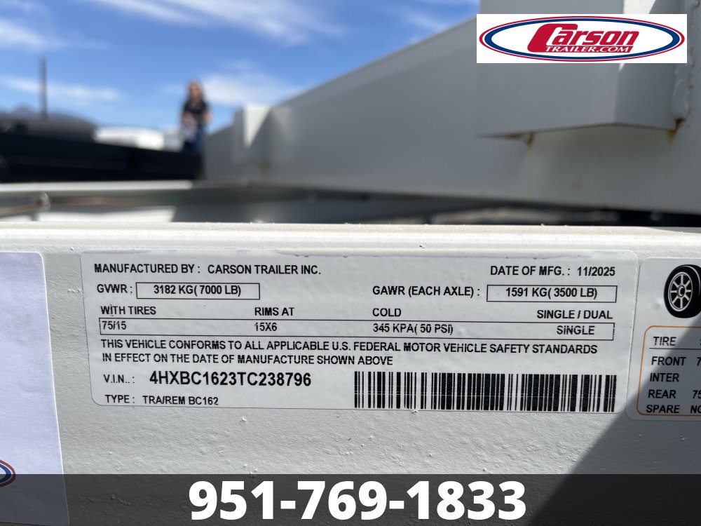 83x16 Carson Open Car Hauler