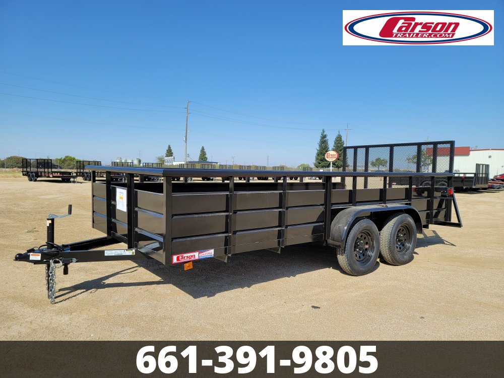 82x16 Carson Trailer Landscape Trailer