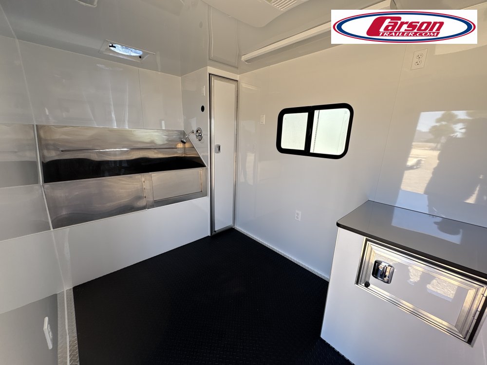 2025 CARSON 83" X 12" T/A FULLY LOADED DOG GROOMING TRAILER